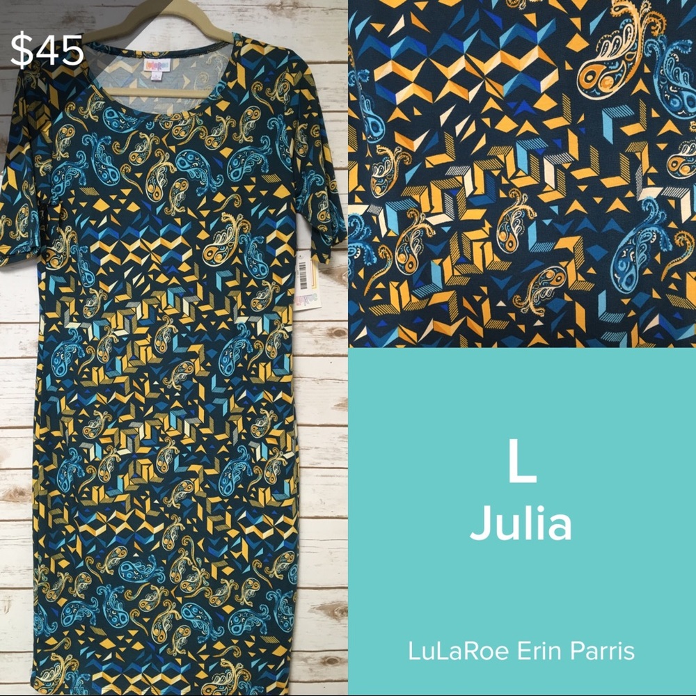Large LuLaRoe Julia Dress